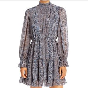 Bloomingdales AQUA mock neck dress